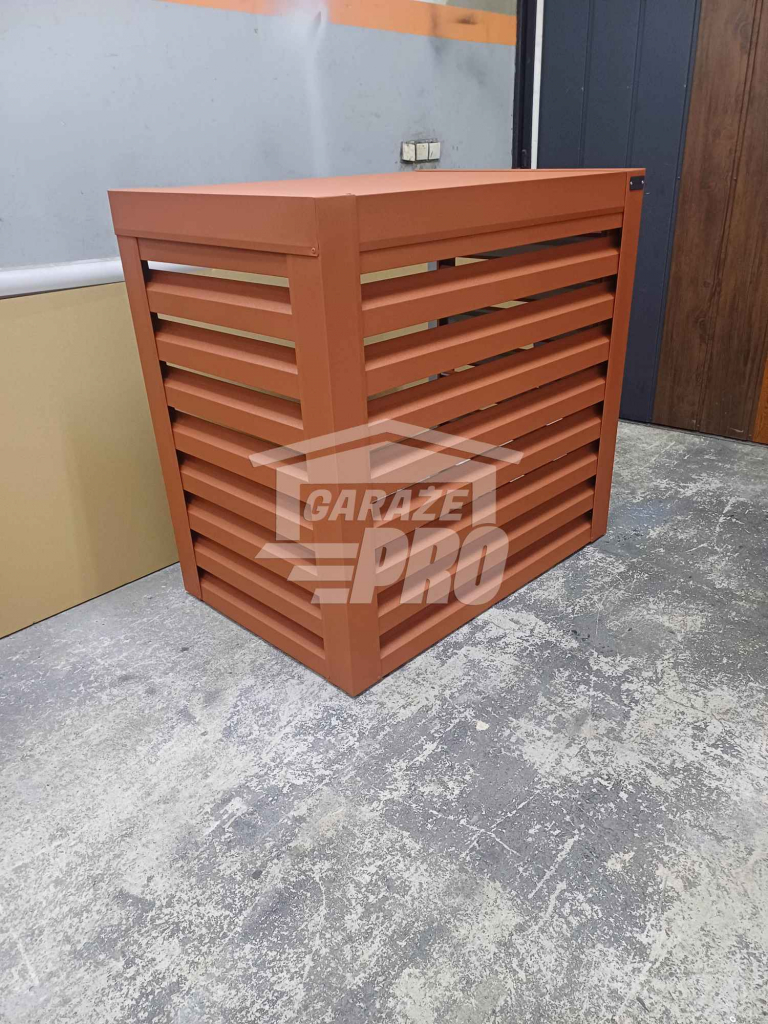 Osłona klimatyzatora - pompy ciepła 100x50x110 cm jasny brąz GP308 Gdynia - zdjęcie 3
