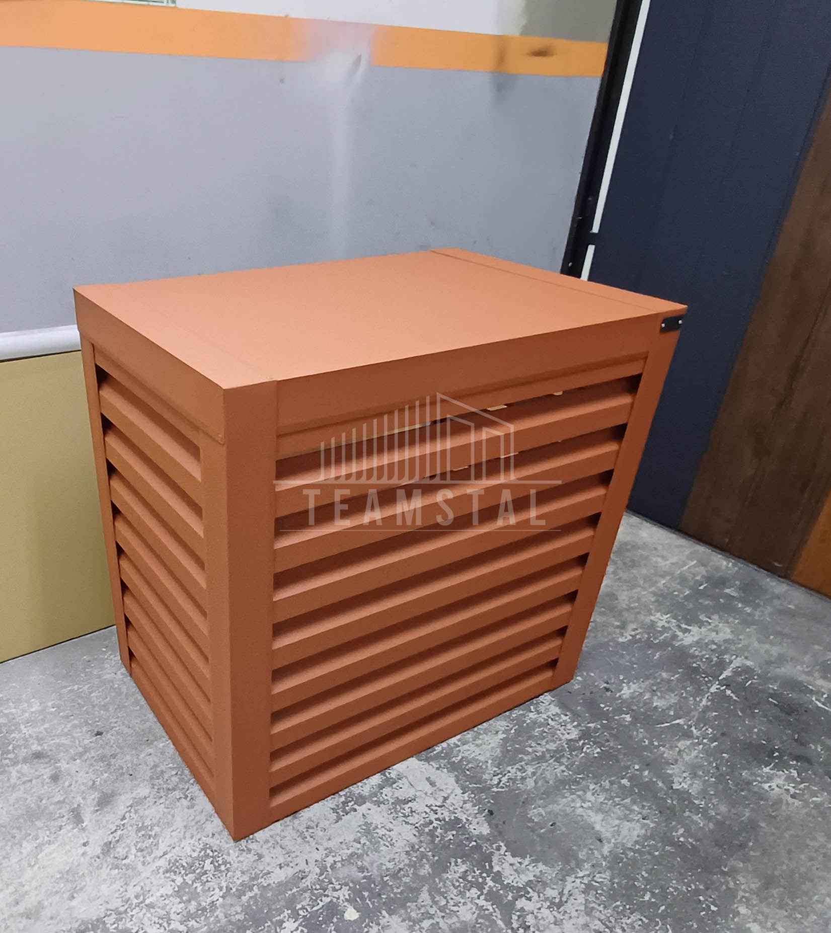 Osłona klimatyzatora - pompy ciepła 100x50x110 cm jasny brąz TS560 Grudziądz - zdjęcie 8