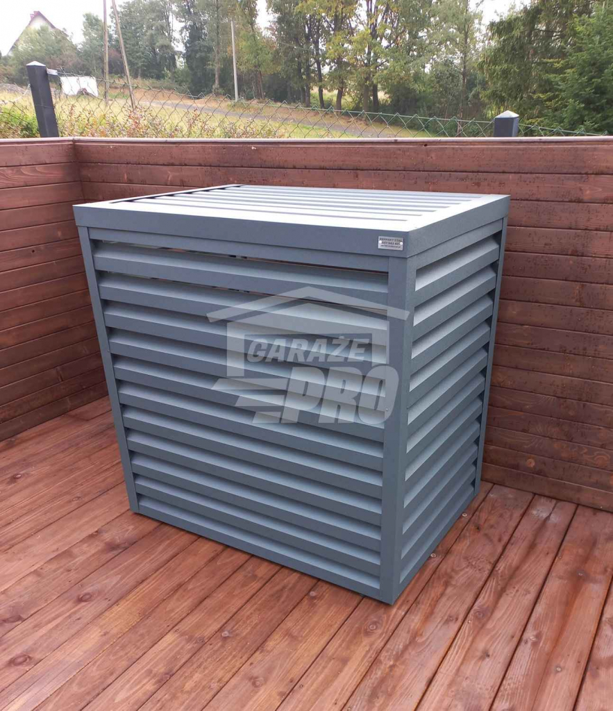 Osłona klimatyzatora - pompy ciepła 90x50x130 cm antracyt GP303 Gdynia - zdjęcie 7