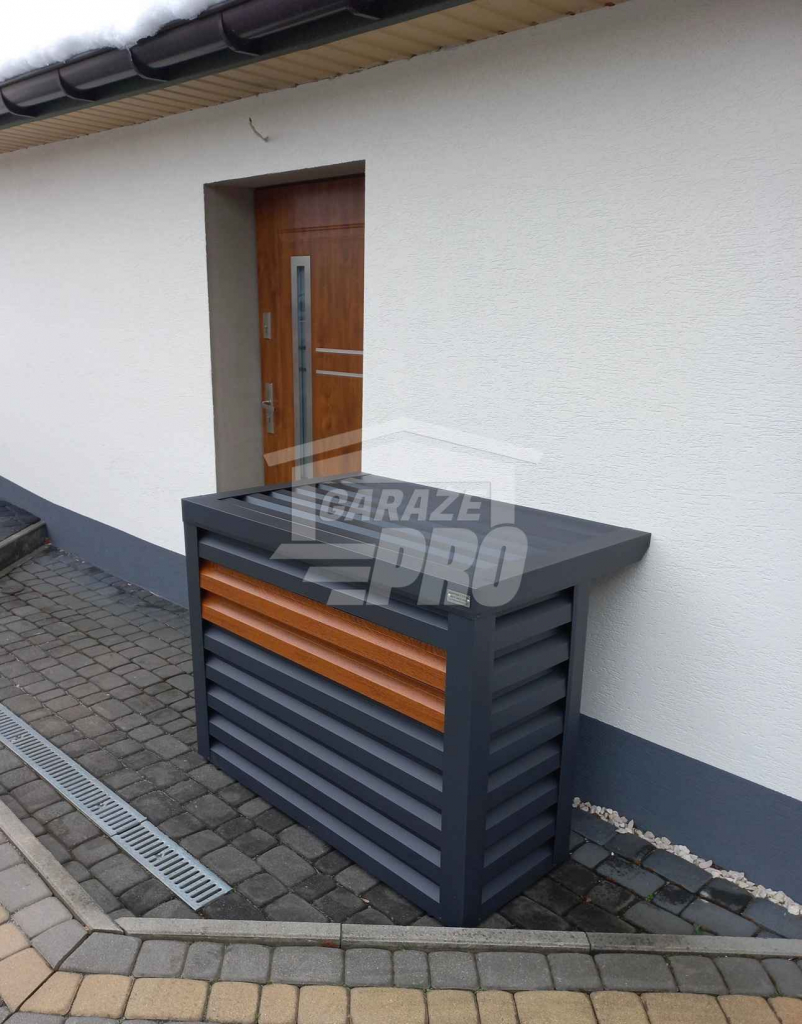 Osłona klimatyzatora - pompy ciepła 90x60x100 cm antracyt GP304 Gdynia - zdjęcie 6