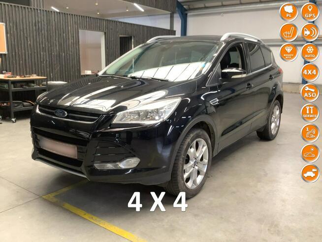 Kuga 2.0TDCI Titanium 150km NAVI hak SKÓRA 4x4 PANORAMA serwis 2016 Tychy - zdjęcie 1