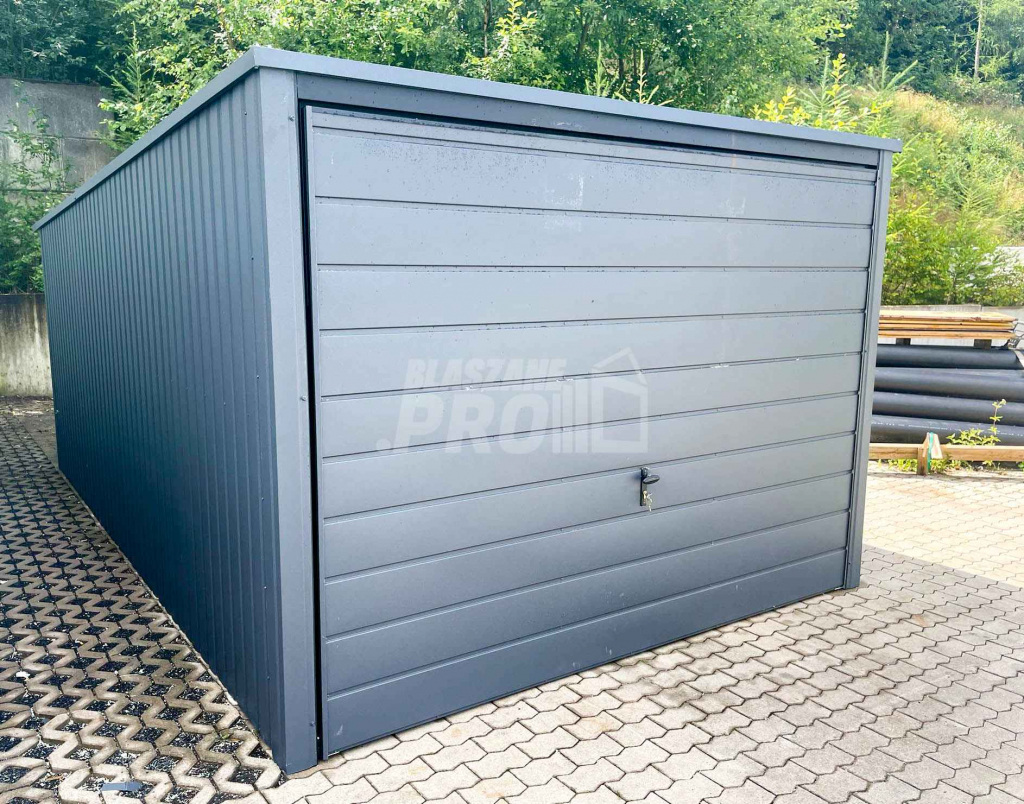 Garaż blaszany 3x6 Brama uchylna  spad w tył GP192 Kalisz - zdjęcie 5