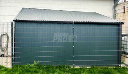 Domek Ogrodowy Garaż  2x5 Brama dwuskrzydłowa + drzwi  spad w bok GP92 Września - zdjęcie 4