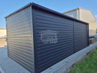 Schowek Domek Ogrodowy 6x2,5m - Brama - antracyt dach rynna GP620 Iława - zdjęcie 5