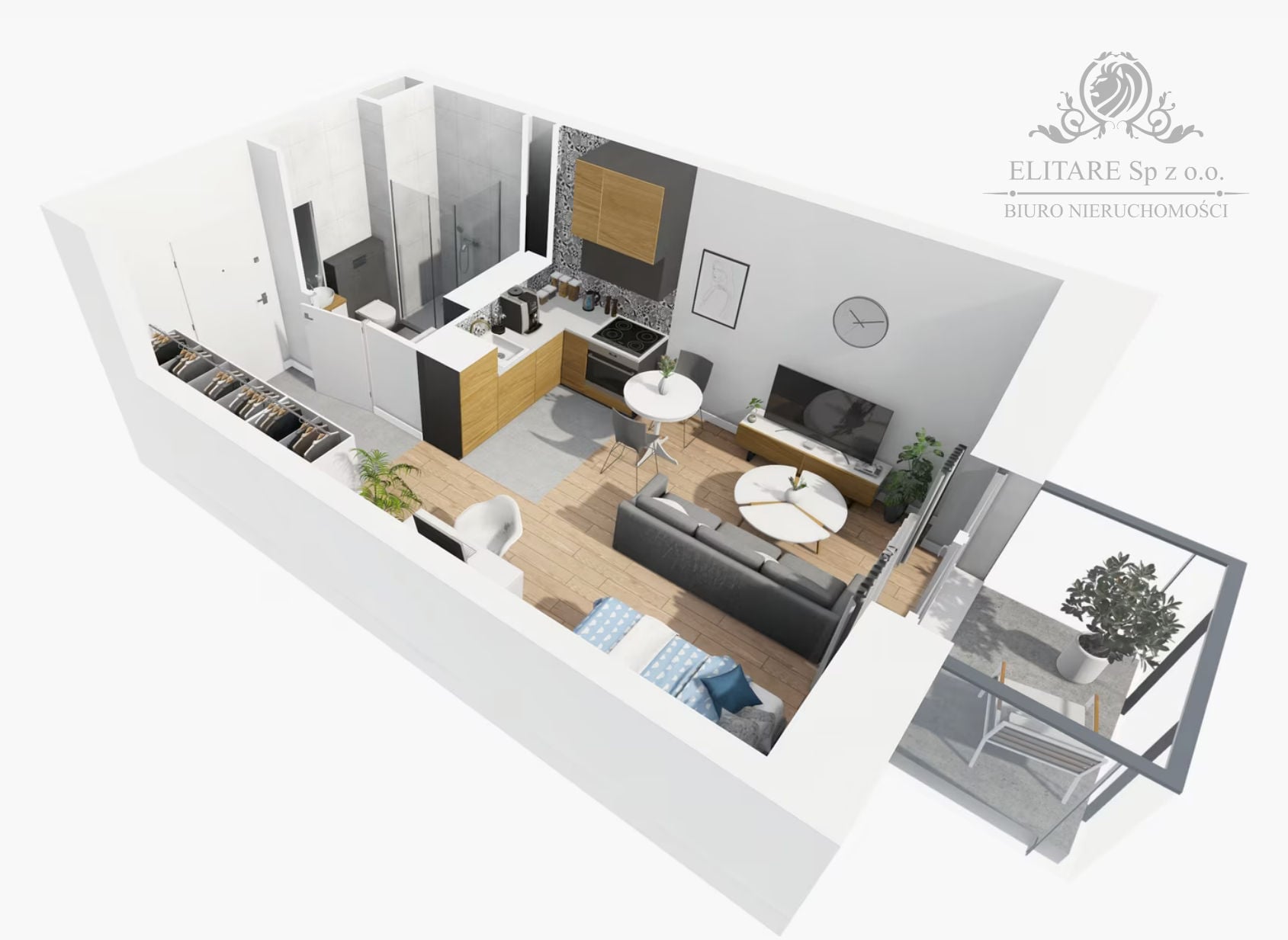 Mieszkanie NOWE 27,66m2 ,1 pok. w Centrum Wrocławia/Stare Miasto Wrocław - zdjęcie 9