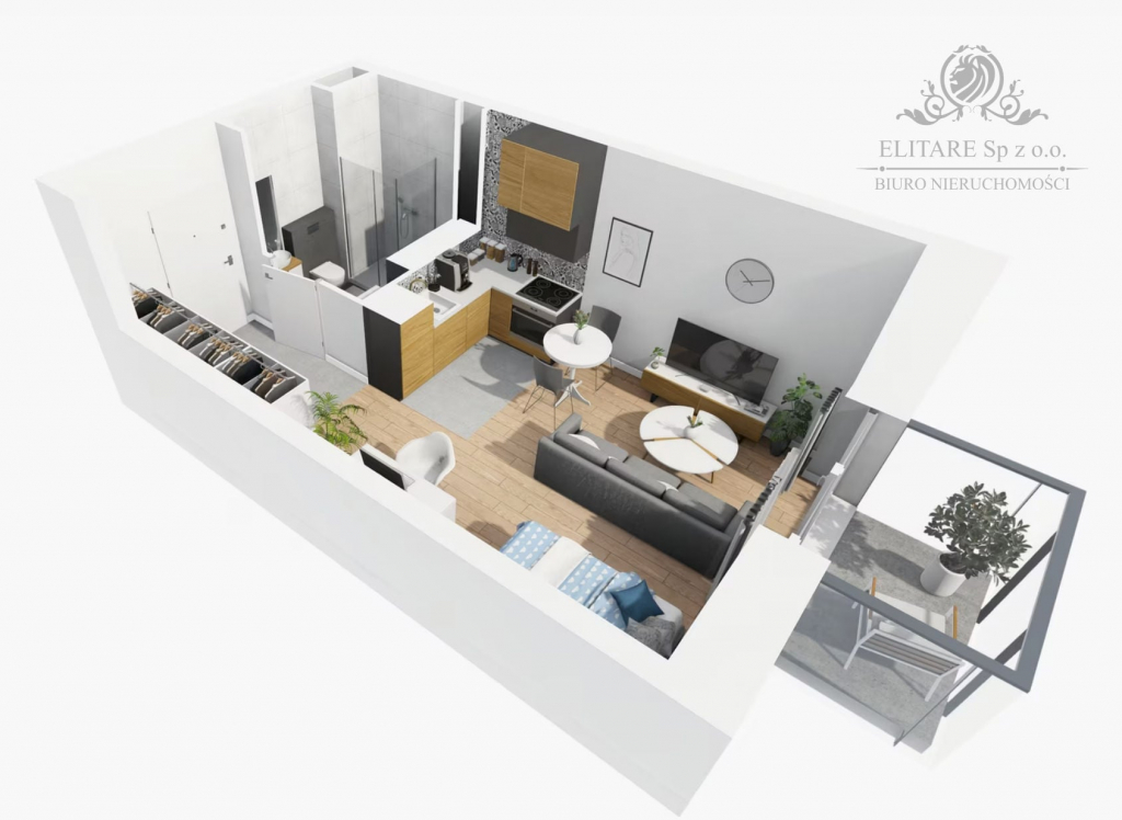 Mieszkanie NOWE 27,66m2 ,1 pok. w Centrum Wrocławia/Stare Miasto Wrocław - zdjęcie 9