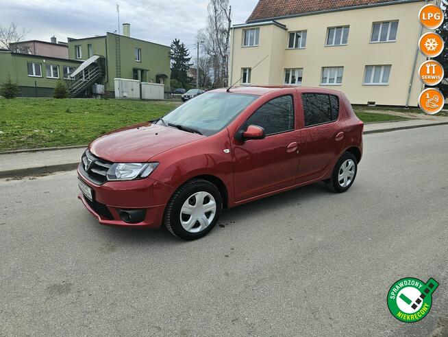 Dacia Sandero Opłacona Zdrowa Zadbana Serwisowana MPI Klima Gaz 1 Wł Kisielice - zdjęcie 1
