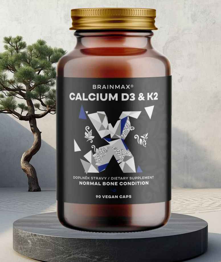 BrainMax Calcium D3 &amp; K2 - Zdrowe kości i stawy Grunwald - zdjęcie 3