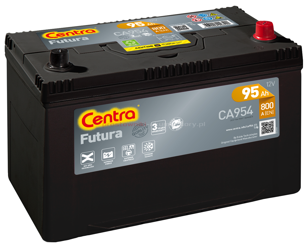 Akumulator Centra Futura 95Ah 800A Kilińskiego 51 Słupsk Słupsk - zdjęcie 1