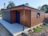 Garaż blaszany 9x5m + wnęka 3x1m - 2x brama - drzwi - 2x okno SO145 Olsztyn - zdjęcie 3