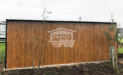Garaż blaszany 6x6 2x Brama  drewnopodobny Dach dwuspadowy GP115 Mrągowo - zdjęcie 3