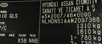 Hyundai i10 Benzyna Zarejestrowany Ubezpieczony Elbląg - zdjęcie 4