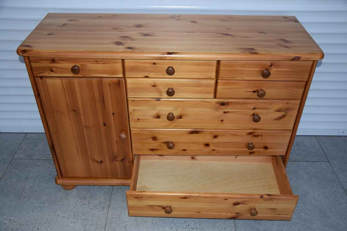 komoda z drewna sosnowego - jak nowa Olsztyn - zdjęcie 4