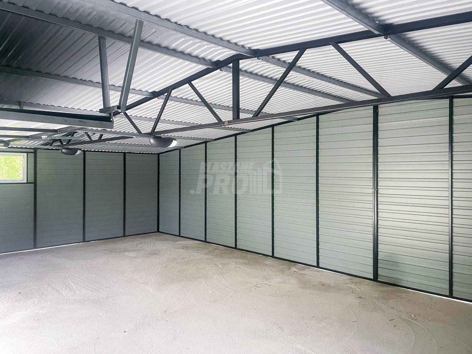 Garaż Blaszany 10x6m + wiata 4x6m 2x - 2x Okno - Drzwi - Rynny GP363 Bydgoszcz - zdjęcie 6