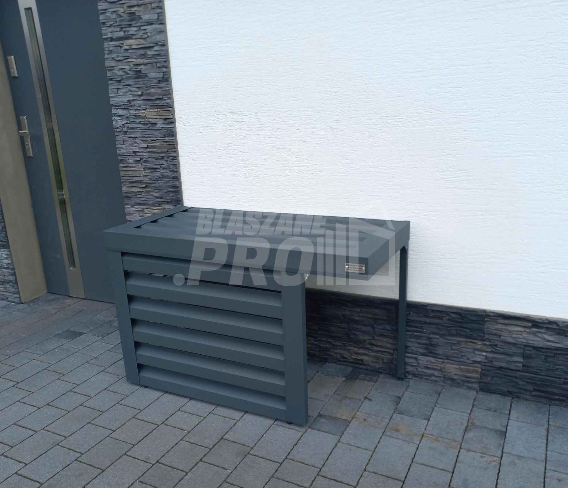 Osłona klimatyzatora pompy ciepła 80x40x70 cm niepełna zabudowa GP297 Jarocin - zdjęcie 9