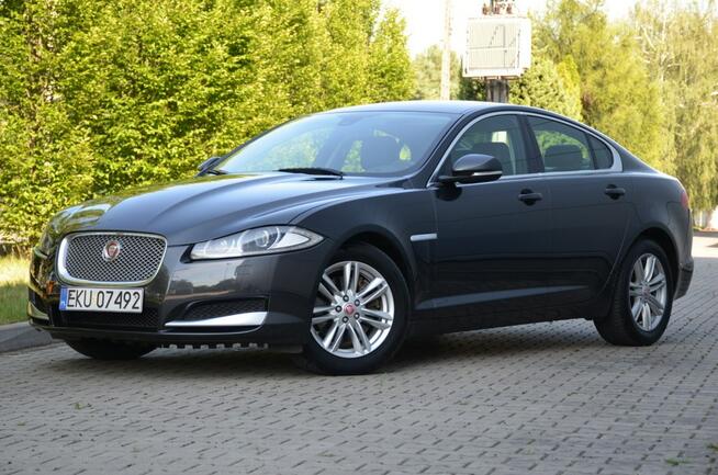 Jaguar XF Czarny Zarejestrowany 2.2D 163KM Skóra Bi-xenon Navi Kutno - zdjęcie 3
