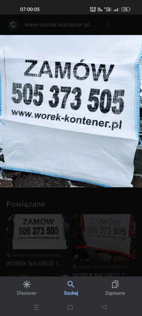 Piekary Śląskie Wywóz Gruzu worek na gruz 1m3 Radzionków - zdjęcie 2