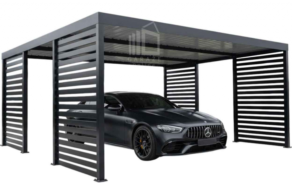 CarPort PREMIUM - wiata samochodowa 5,8x5, dodatkowa zabudowa ID1174 Grudziądz - zdjęcie 1