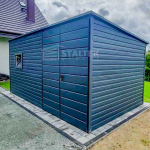 Schowek Domek Ogrodowy 4x2,5m Brama Drzwi Okno  Dach ST151 Stare Miasto - zdjęcie 4