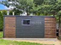 Schowek Domek ogrodowy 4x2mwiata 1m okno drewnopodobny -  dach  ST184 Kościerzyna - zdjęcie 2