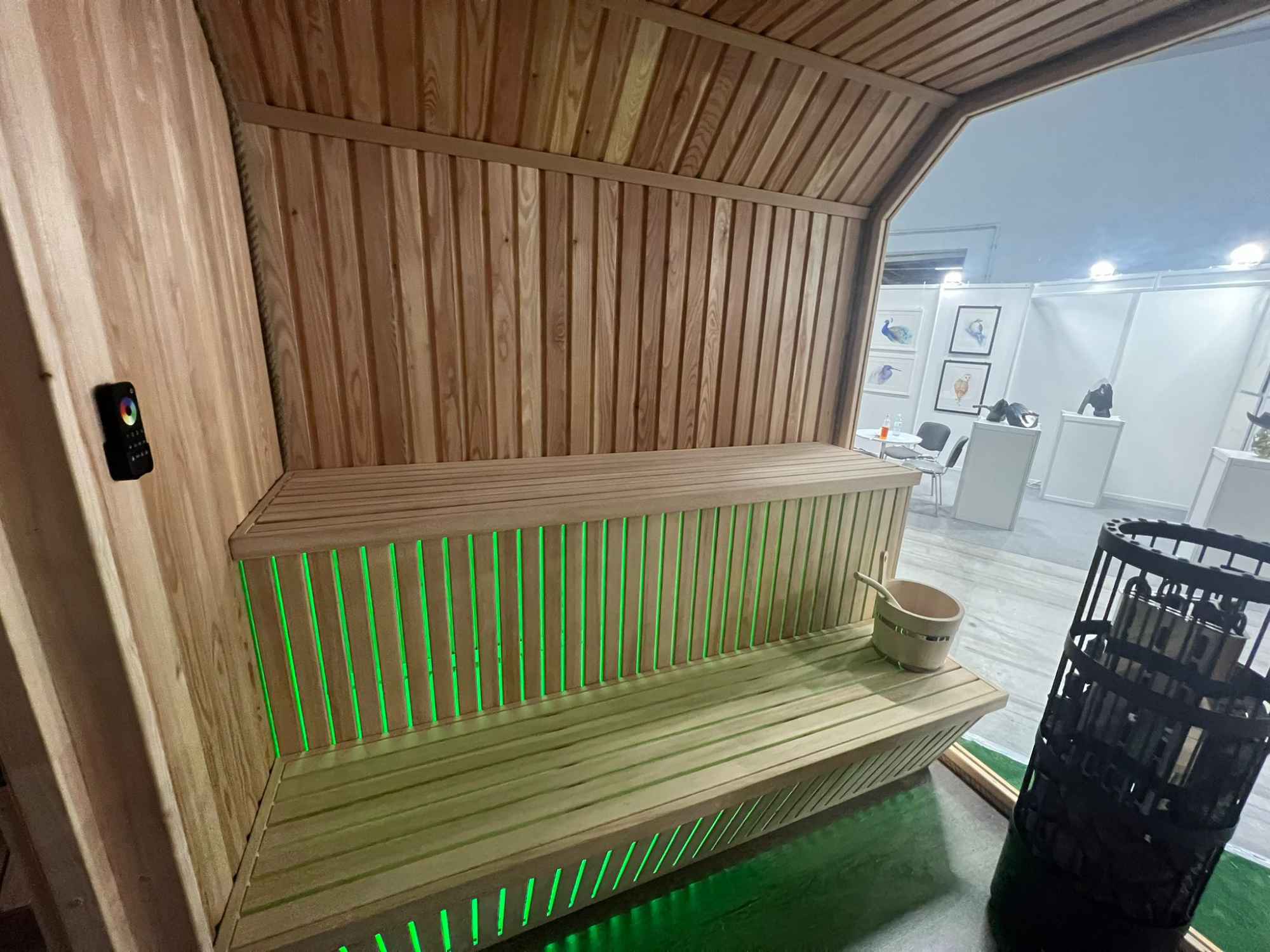 Sauna ogrodowa nowoczesna z przedsionkiem ATTEKA Katowice - zdjęcie 4