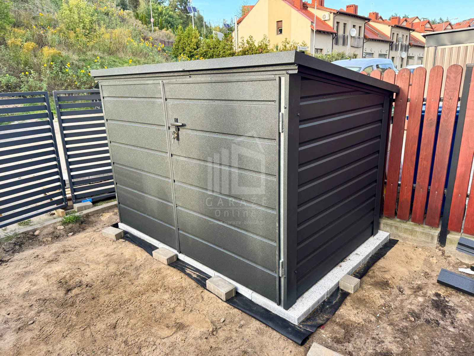 Box rowerowy – schowek Moto-Box 2×1,3m – antracyt ID1164 Rybnik - zdjęcie 3