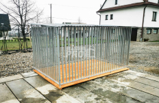 Kojec dla Psa 3x2m z profili zamkniętych + Podłoga drewniana GP266 Sanok - zdjęcie 4