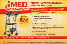 Balkonik wysoki typu ambona wynajem Warszawa