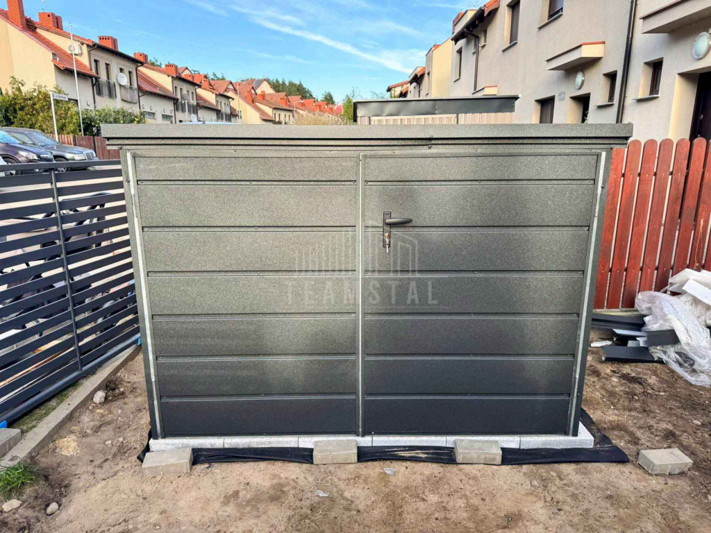 Box rowerowy – schowek Moto-Box 2×1,3m – antracyt TS1235 Rybnik - zdjęcie 4