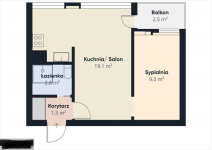 2pok, 35met, Okolice Borowskiej BALKON/PIWNICA/WINDA (Wrocław) Krzyki - zdjęcie 6