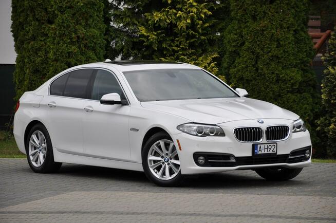 BMW 528 Skóra Fotele El. Navi Kam Szyberdach Piękna Biała Limuzyna Ostrów Mazowiecka - zdjęcie 1