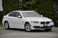 BMW 528 Skóra Fotele El. Navi Kam Szyberdach Piękna Biała Limuzyna