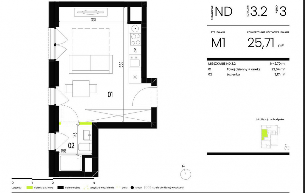 Piekna kawalerka w topowej lokalizacji idealna pod wynajem Wrocław - zdjęcie 12