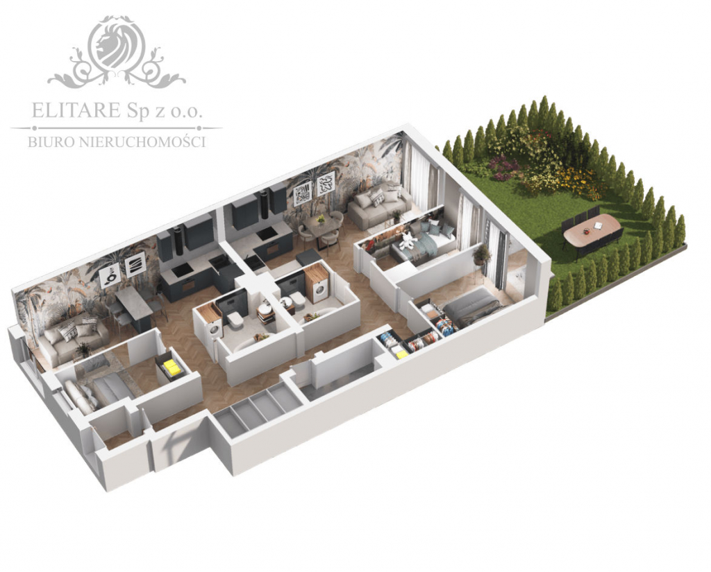 Willowe Mieszkanie 96,60m2, 5 pokoji, ogród/ Jagodno, Brochów Wrocław - zdjęcie 8