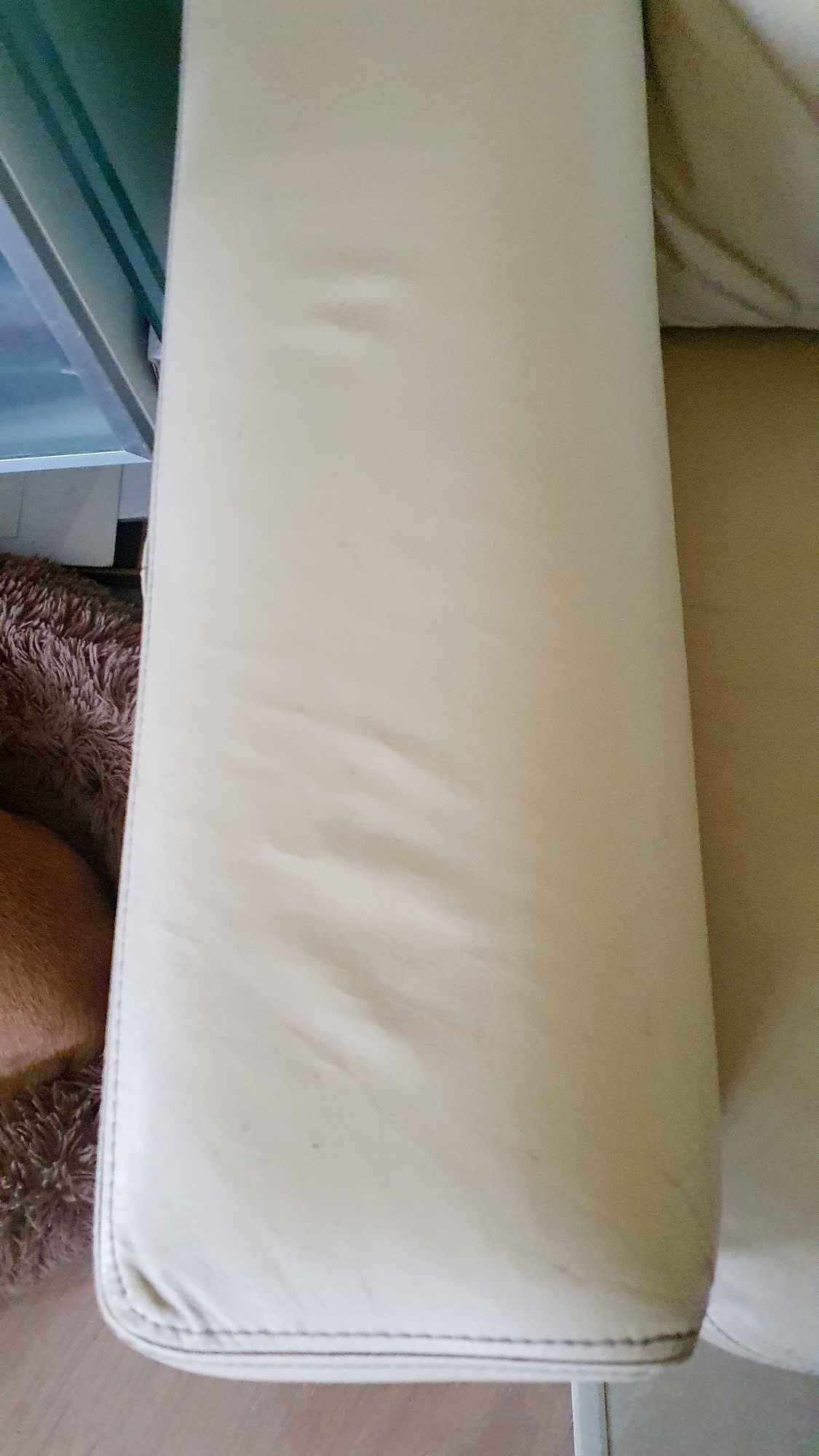Kanapa (sofa) skórzana 167 cm b. wygodna teraz 350 zł Bemowo - zdjęcie 10