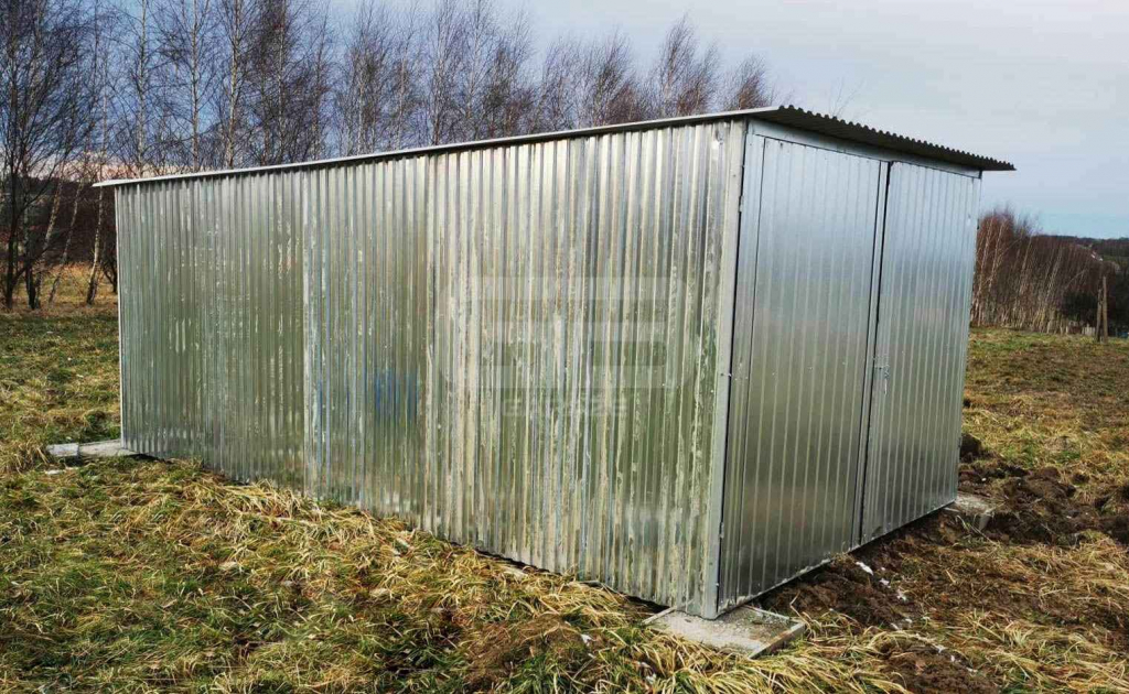 Blaszak 3×5 m II gatunek – wolnostojący – garaż na plac budowy GB104 Rzeszów - zdjęcie 3