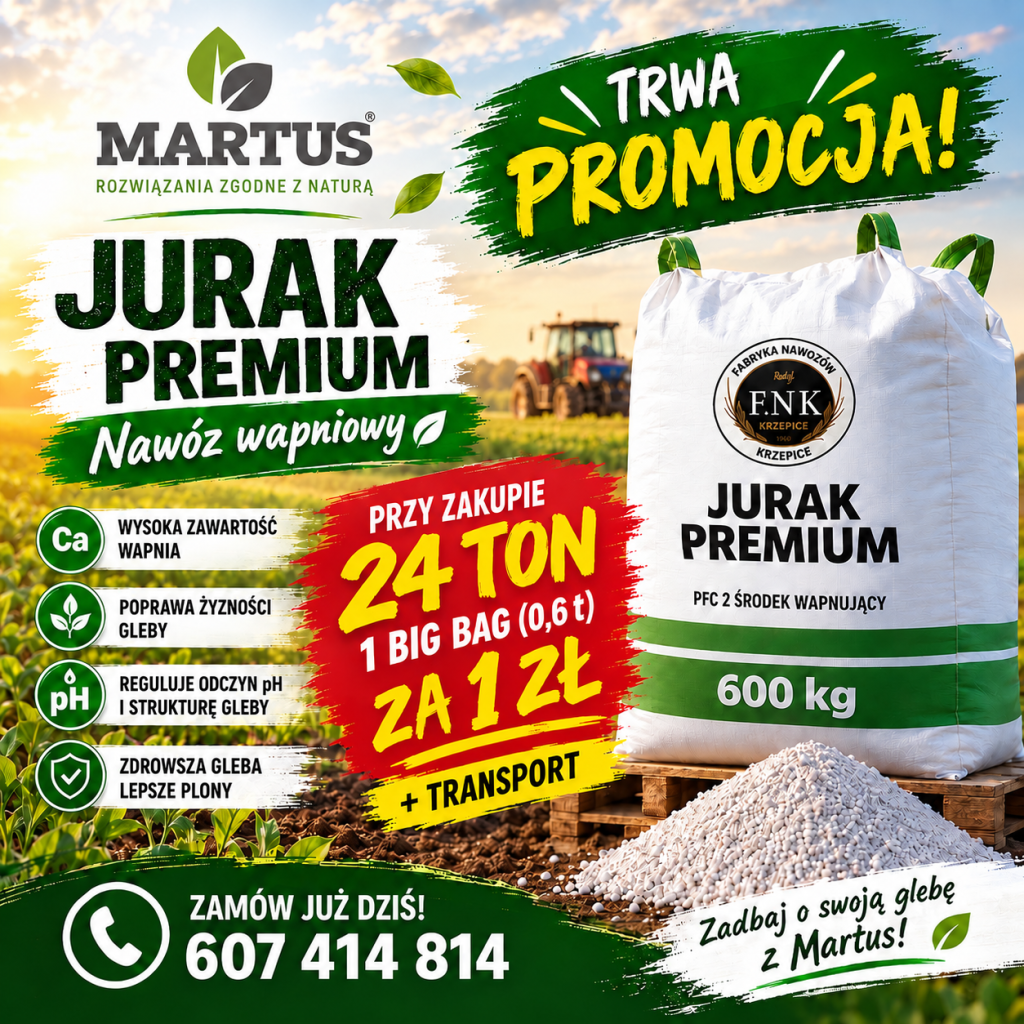 Wapno granulowane bez magnezu Jurak Premium Wysokie Mazowieckie - zdjęcie 1