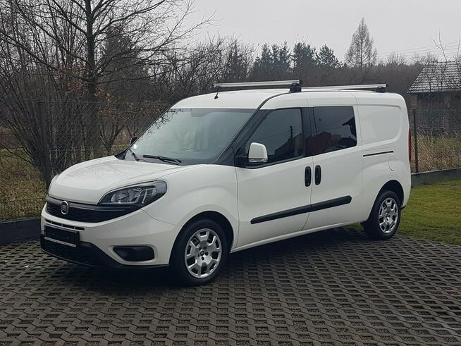 Fiat Doblo 5 OSÓB KLIMA DŁUGI KLIMA 6-BIEGÓW I-WŁAŚCICIEL KRAJOWY AC Poręba - zdjęcie 2