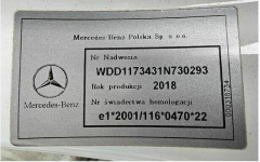 Syndyk sprzeda Mercedes-Benz CLA 200 MR’16 E6 117 Wrocław - zdjęcie 7