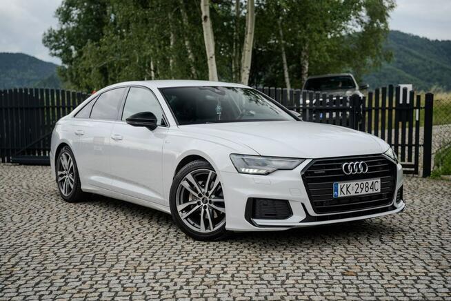Audi A6 S Line Quattro Gletscherweiss Metallic CarPlay Gwarancja FV Kraków - zdjęcie 3