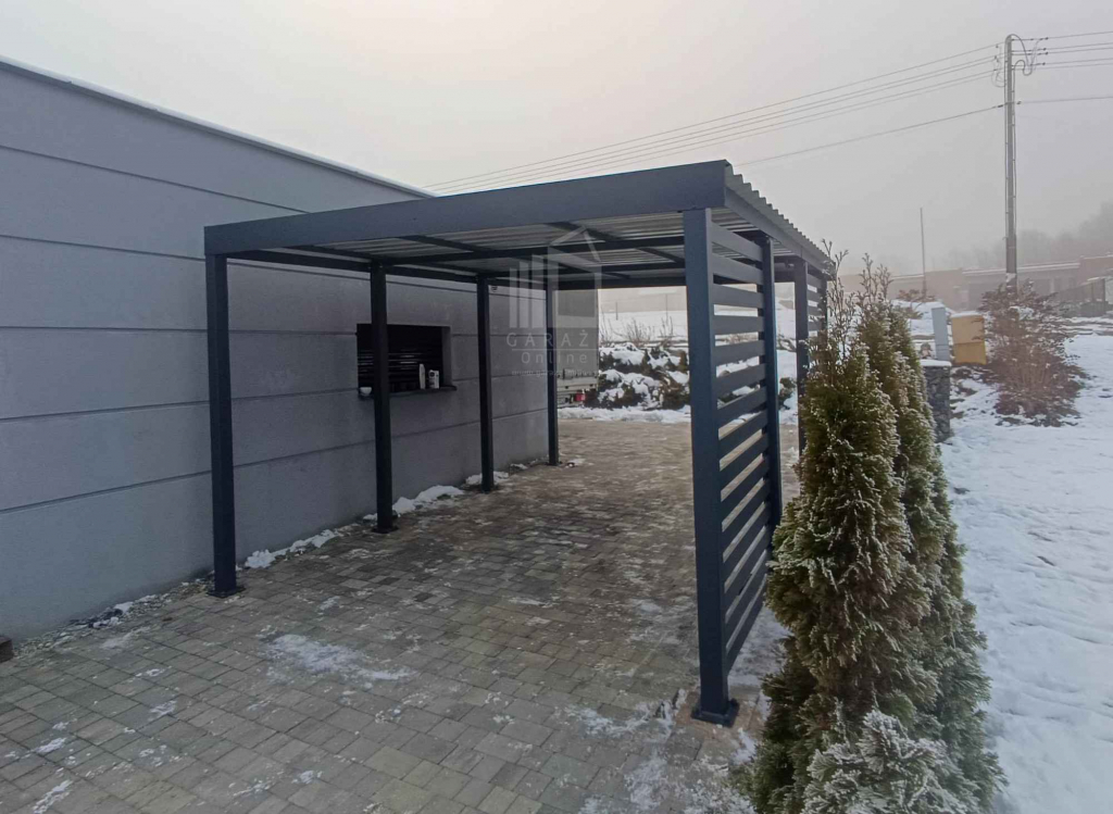 Carport PREMIUM - Wiata samochodowa 4x5  dodatkowa zabudowa ID1155 Białystok - zdjęcie 2