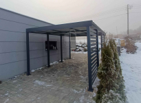 Carport PREMIUM - Wiata samochodowa 4x5  dodatkowa zabudowa ID1155 Białystok - zdjęcie 2