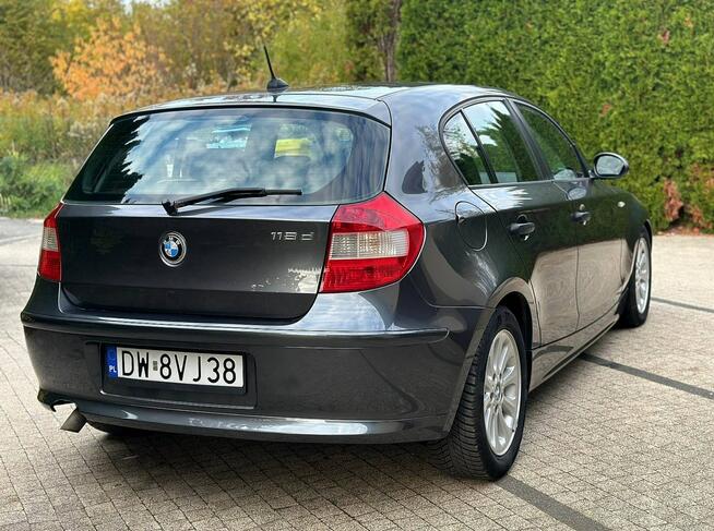 BMW 118d 2.0 Diesel 122KM 5Drzwi Klimatyzacja Zadbana Ważne Opłaty Wrocław - zdjęcie 5