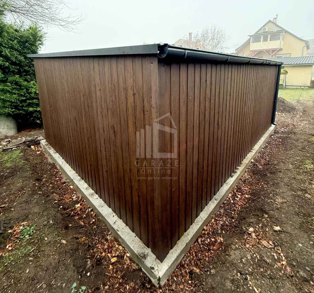 Garaż blaszany 5x5m - brama uchylna - okno dach rynna ID1238 Zgorzelec - zdjęcie 4