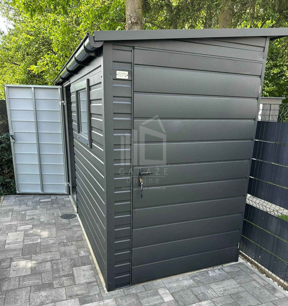 Schowek domek ogrodowy 3,5x1,2m 2x drzwi okno dach  rynna ID1049 Elbląg - zdjęcie 3