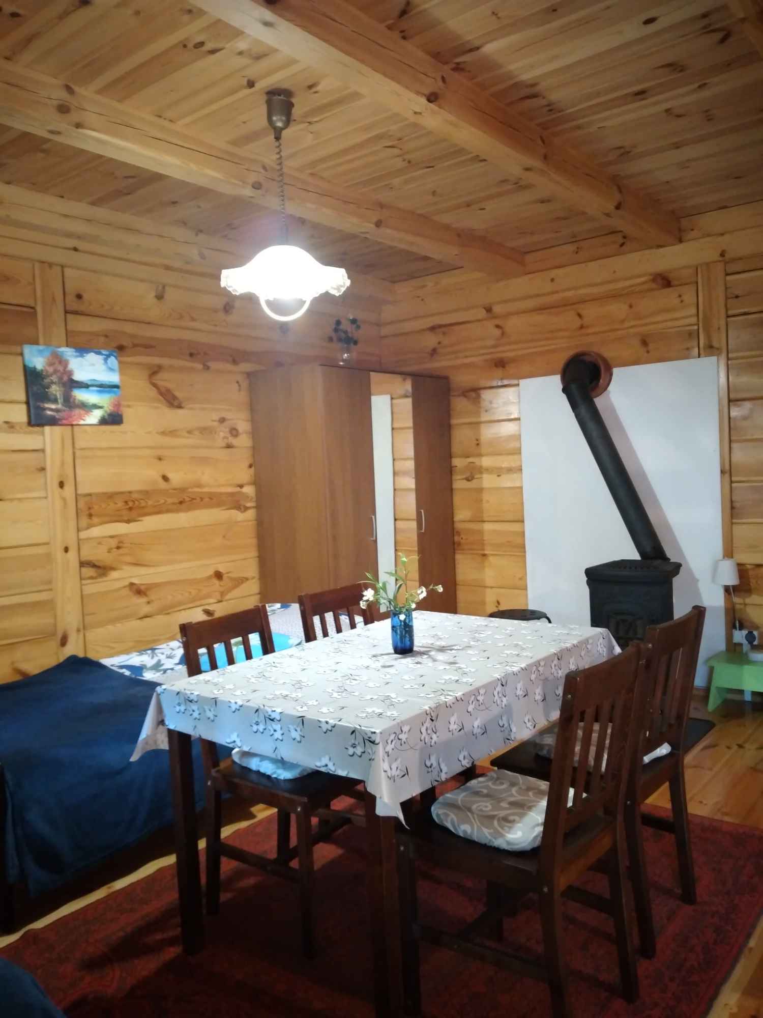 Domek z bala sosnowego na Mazurach niedaleko Szczytna Orzyny - zdjęcie 5