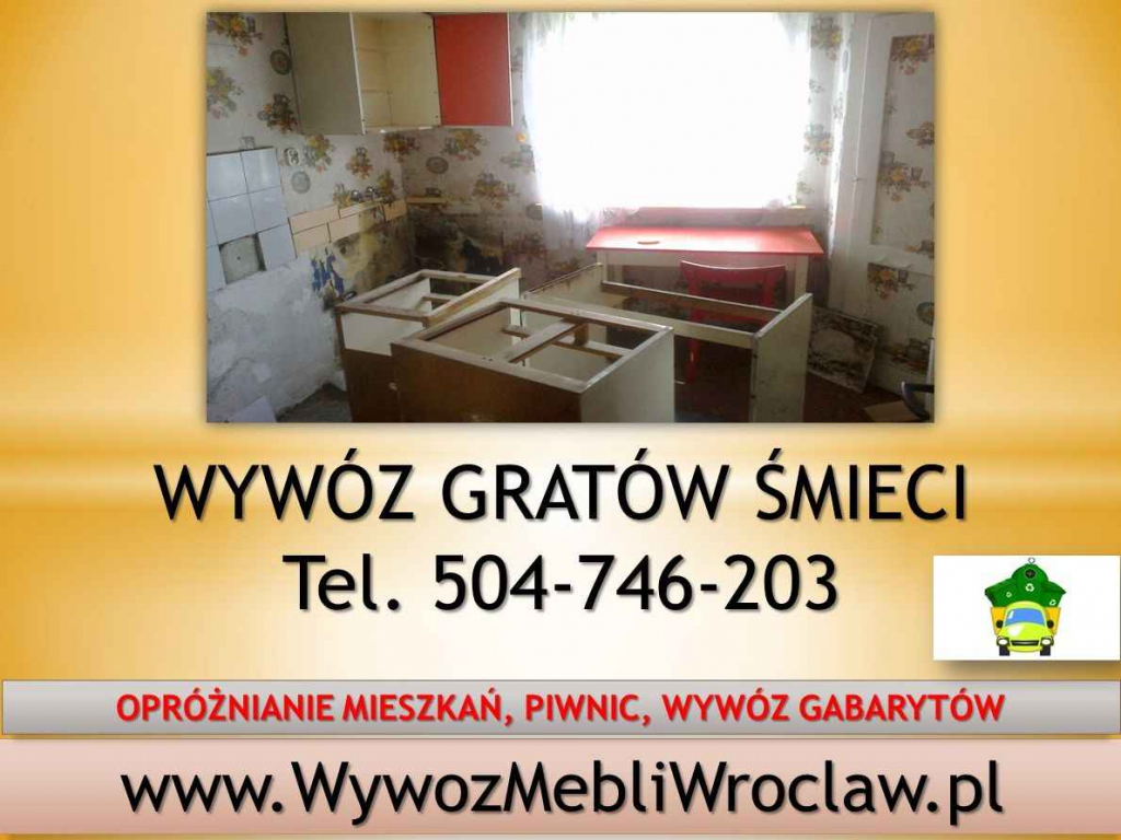 Wywóz mebli, Wrocław, t. 504-746-203 utylizacja, odbiór, rzeczy, cena Psie Pole - zdjęcie 10