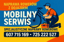 Naprawa rowerów z dojazdem Konstancin Warszawa Józefosław i okolice