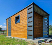 Domek Ogrodowy 4,5x2m Wiata 0,5m Brama Dwuskrzydłowa Okno GP383 Tarnów - zdjęcie 4