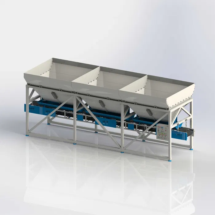 Kosz zasypowy dozujący kruszywo ADM-1500, Zespół ważąco dozujący Rembertów - zdjęcie 7